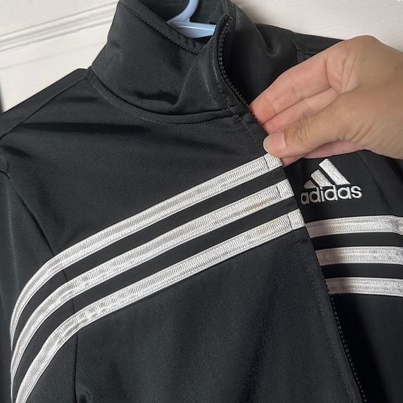 Adidas Boys Track Jackets Full Zip Bundle of 2 Small Athletic Streetwear - Picture 9 of 17